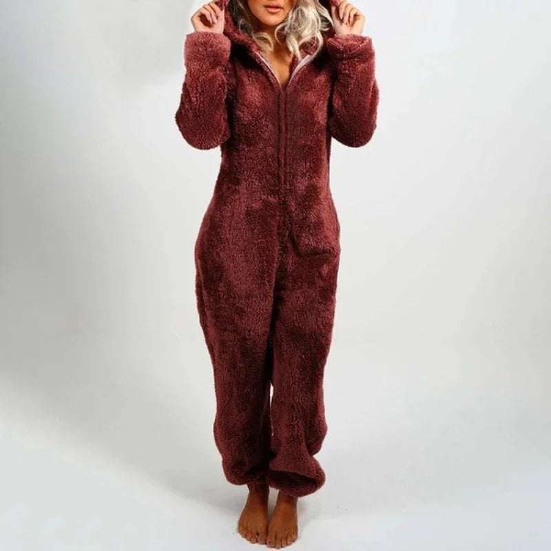 🌟 🧸✨ Super Soft Fluffy Hooded Onesie ✨🧸 🌟