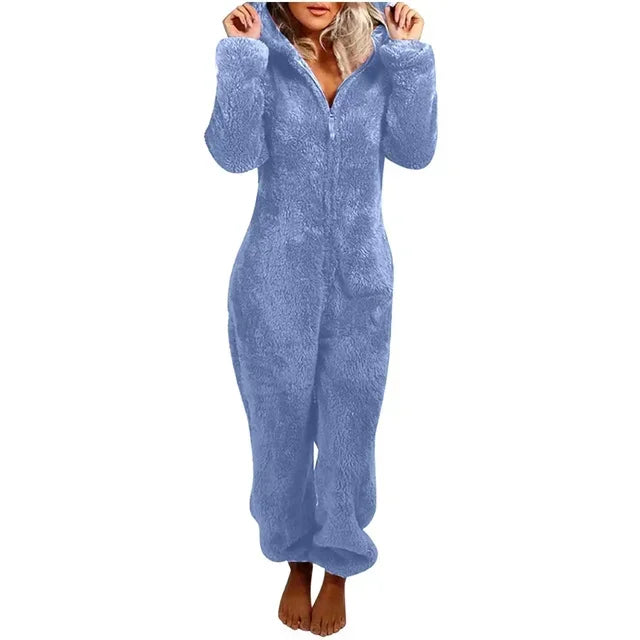 🌟 🧸✨ Super Soft Fluffy Hooded Onesie ✨🧸 🌟