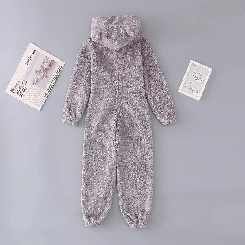 🌟 🧸✨ Super Soft Fluffy Hooded Onesie ✨🧸 🌟