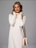 🌟 Roll Neck Knitted Jumper Dress 🌟