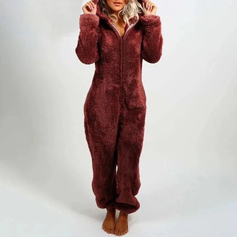 🌟 🧸✨ Super Soft Fluffy Hooded Onesie ✨🧸 🌟