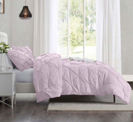 Imperial Rooms Pintuck Duvet Cover-3pc
