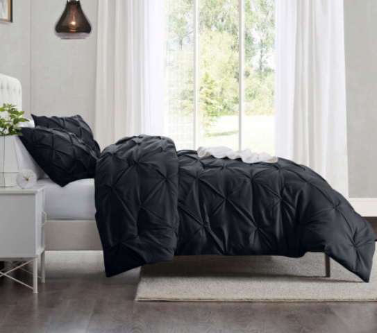 Imperial Rooms Pintuck Duvet Cover-3pc