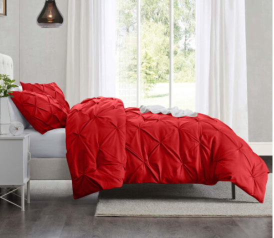 Imperial Rooms Pintuck Duvet Cover-3pc