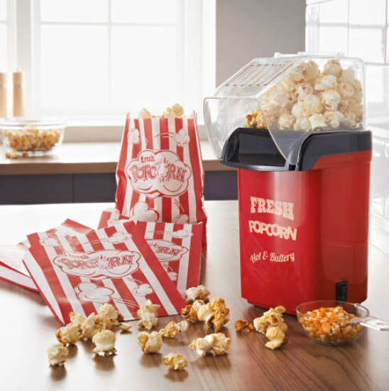 Global Gizmos Electric Hot Air Popcorn Machine