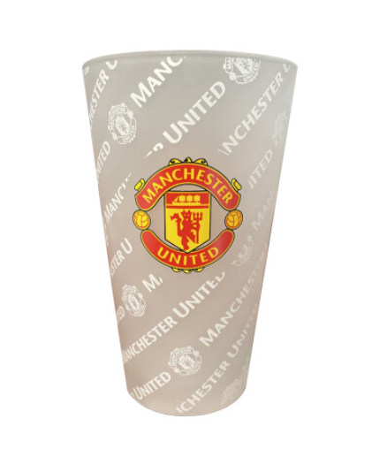 Manchester United FC Tumbler Frosted Glass