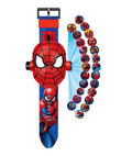 Spider-Man Kids Projection Watch with 24 Cartoon Projections