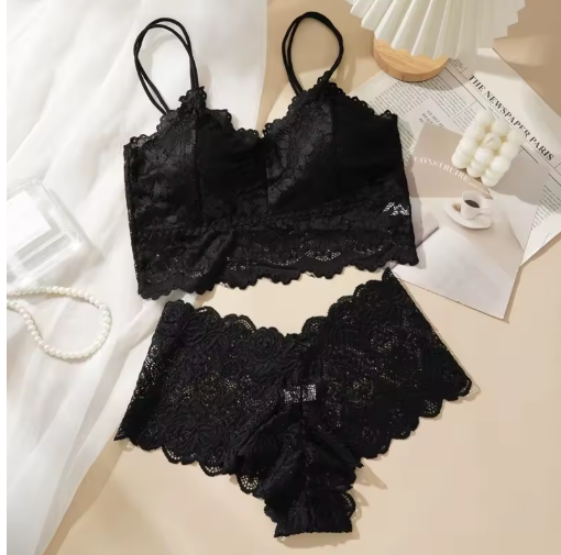 Women's Sexy Lace Bra Set