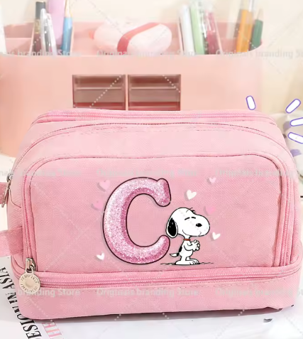 26 letter Snoopy Large Capacity Stationery Case