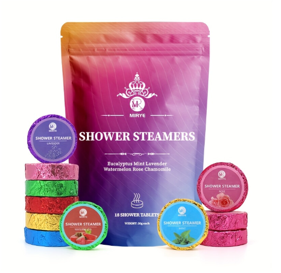 18-Pack Assorted Shower Steamer Tablets Set