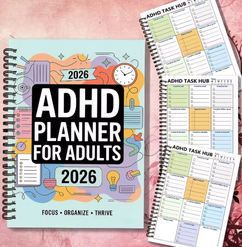 Adult-Focused 2026 ADHD Planner
