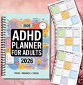 Adult-Focused 2026 ADHD Planner