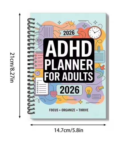 Adult-Focused 2026 ADHD Planner