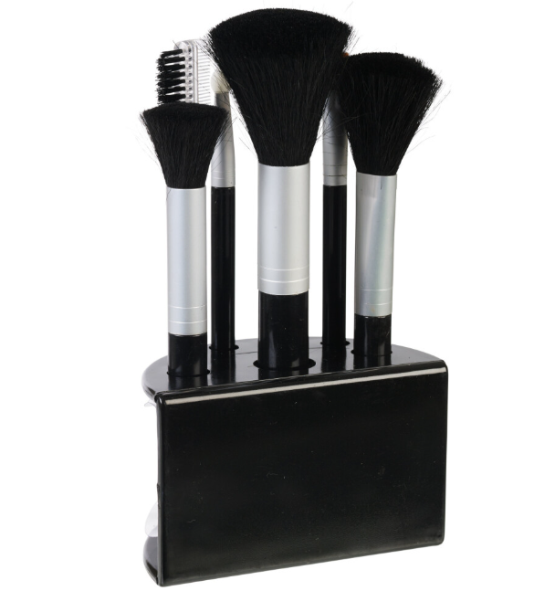7 Piece Eye Make Up Brushes Set Applicators Cosmetic Kit & Stand