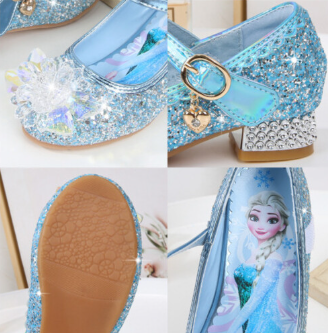 Girls Kids Elsa Princess Shoes