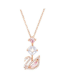 Devil's Eye Necklace, Swarovski Dynamic Tassel Swan Necklace
