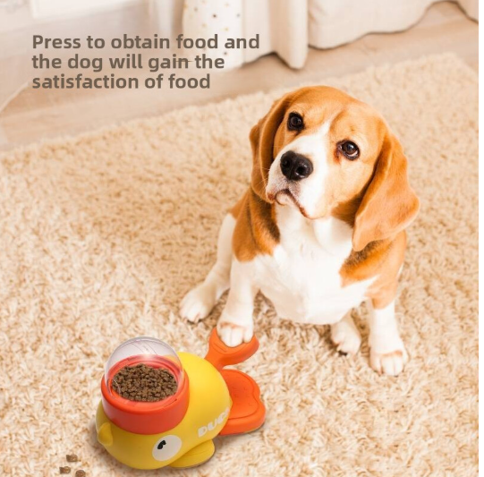 Automatic Yellow Duck Pet Feeder