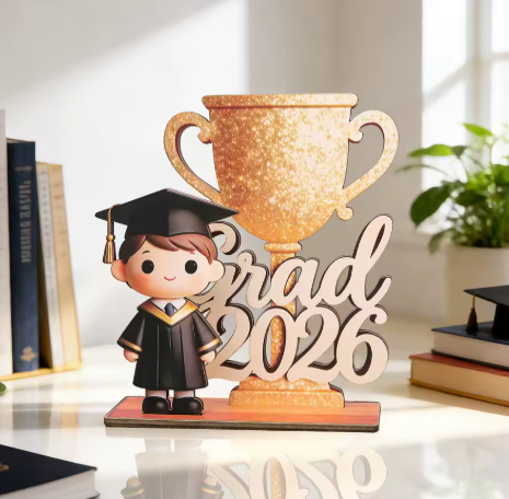 2026 Graduation Decorations Wooden Plaque