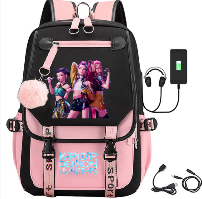 K-Pop Demon Hunters Anime School Backpack