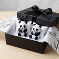 Pillow Panda Sculpture Ornament,