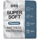 Pinsonic Soft Touch Mattress Protector - White
