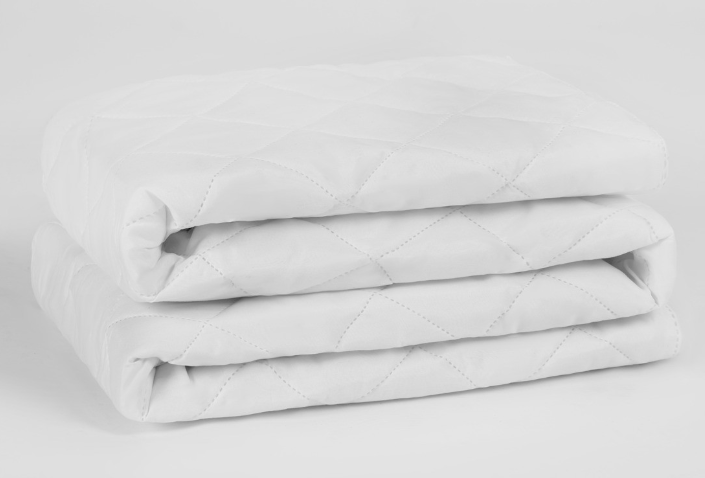Pinsonic Soft Touch Mattress Protector - White