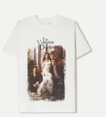 The Vampire Diaries Short Sleeve Fashion