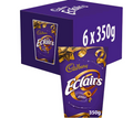 Cadbury Chocolate Eclairs Carton 350g (Box of 6)