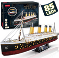 CubicFun LED 3D Puzzle, 88 cm, Titanic Ship Model