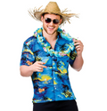 Men's Hawaiian Fancy Dress Shirt Beach Luau Aloha