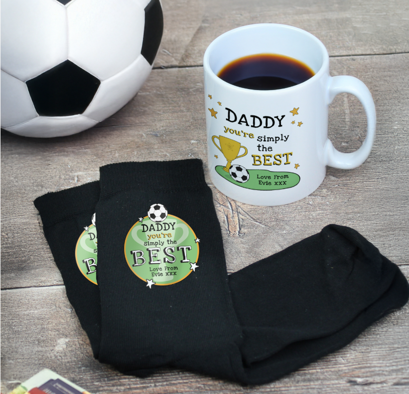 Personalised Simply The Best Mug & Socks Set
