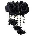 Goth Hair Clip Day Of The Dead Hair Piece
