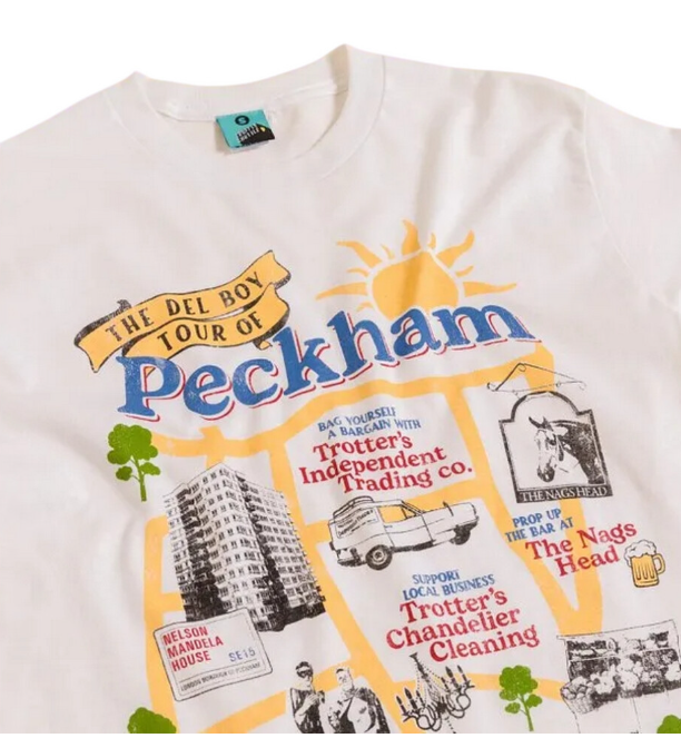 Only Fools And Horses Unisex Adult Inspired Tour Of Peckham T-Shirt
