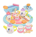 Bluey - Tea Party Set - Wooden 18-Piece Pretend Play Set