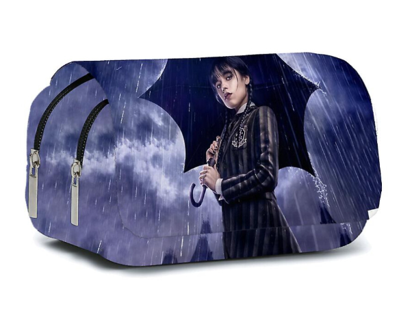 Wednesday The Addams Family Large Capacity Pencil Case