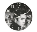 Hometime Glass Wall Clock 30cm Elvis Design