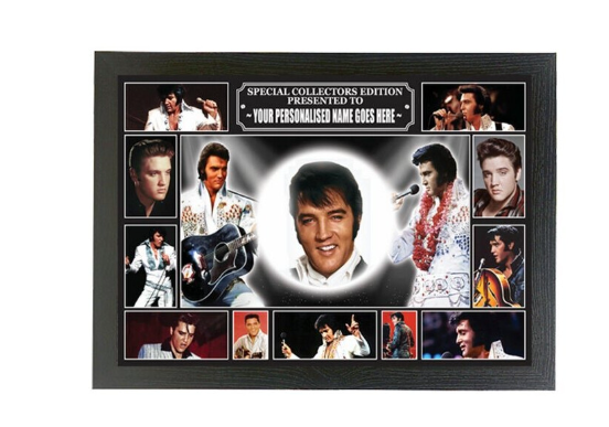 Personalised Icon Legend Elvis Presley Cushion Lap Tray Gift
