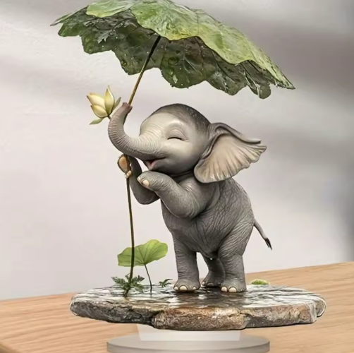 1pcs Bohemian Style Elephant Decoration Ornament