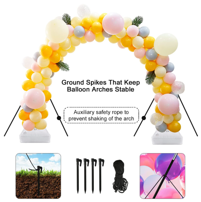 Ballon Arch Stand Reusable Balloon Arch Kit