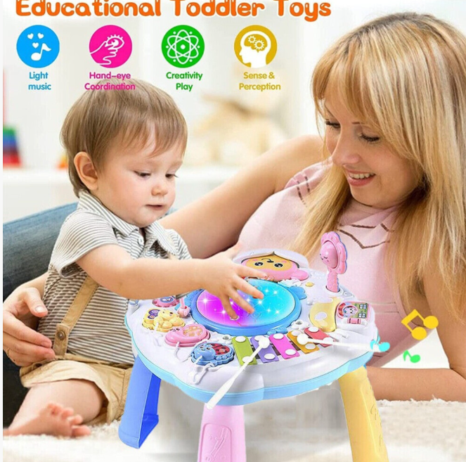 Baby Play Learn Activity Table Toddler