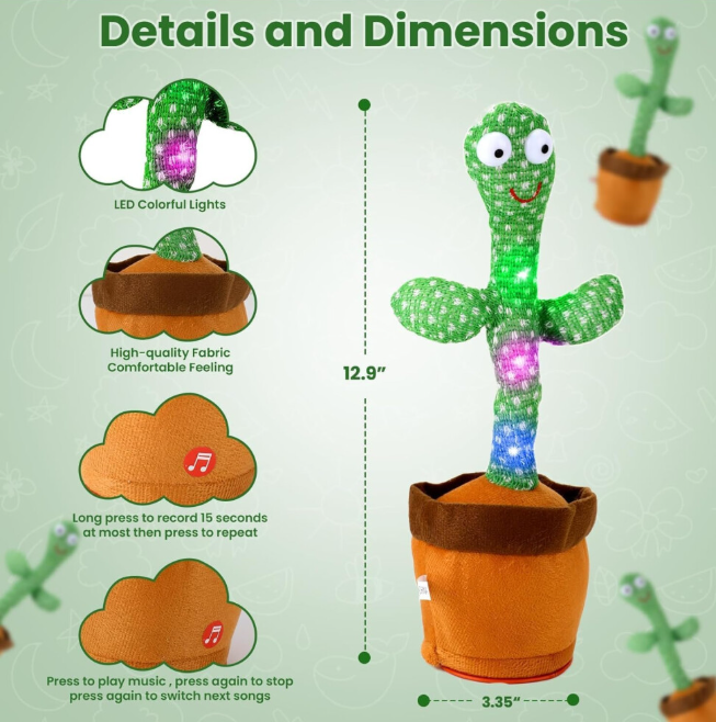 Dancing Cactus Toy