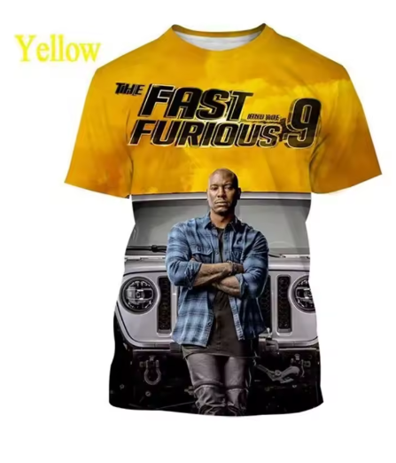 Fast And Furious T-shirt For Men Women