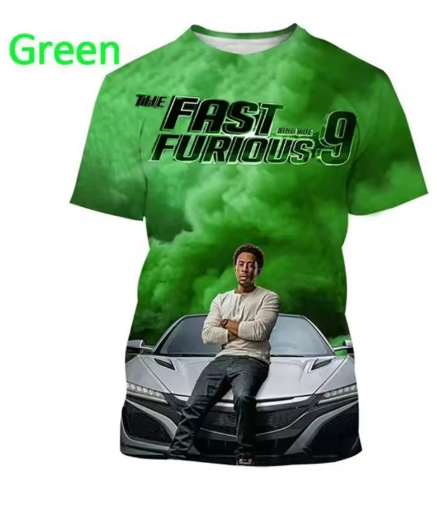 Fast And Furious T-shirt For Men Women