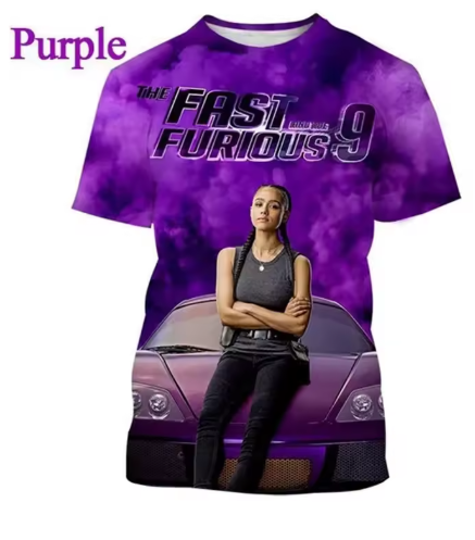 Fast And Furious T-shirt For Men Women
