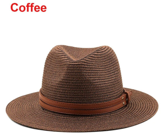 Foldable Men Women Wide Brim Panama Hat