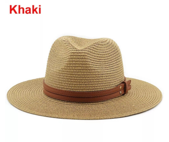 Foldable Men Women Wide Brim Panama Hat