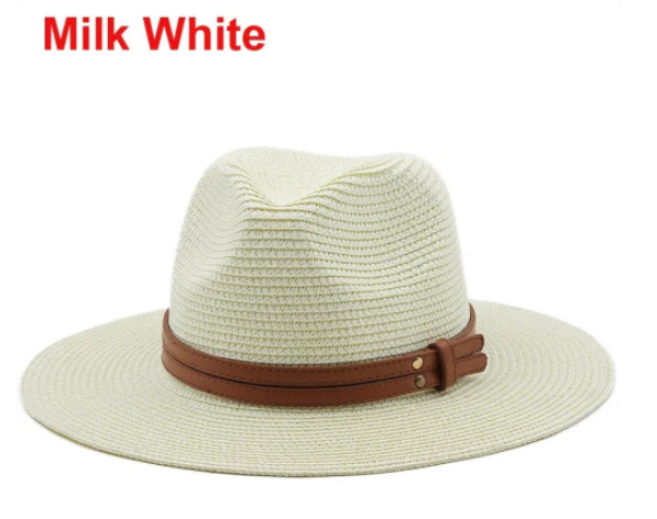 Foldable Men Women Wide Brim Panama Hat