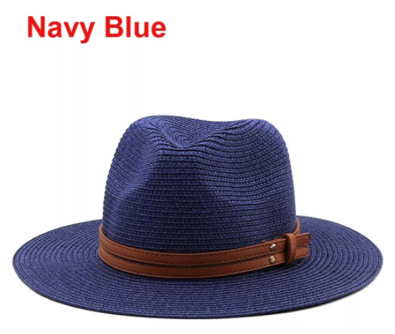 Foldable Men Women Wide Brim Panama Hat