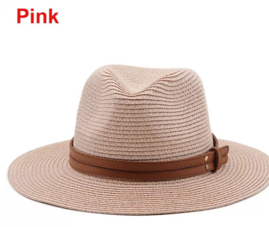 Foldable Men Women Wide Brim Panama Hat