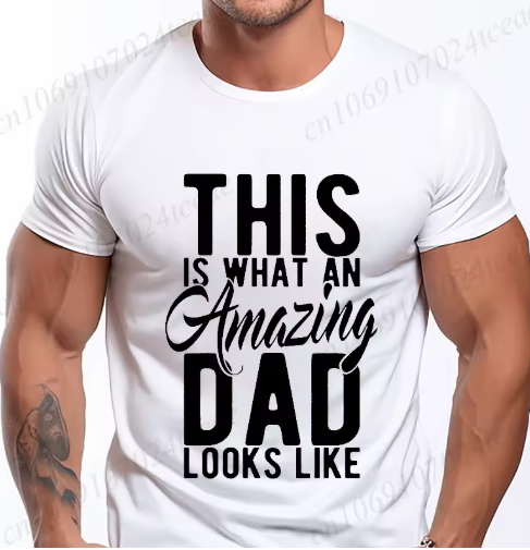 Men's Street T Shirt Best Dad Ever for Amazing Dad
